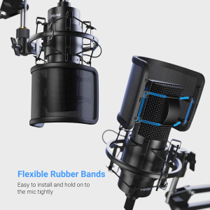 Купить Поп-фильтр Fifine U1 для конденсаторных микрофонов (Black)